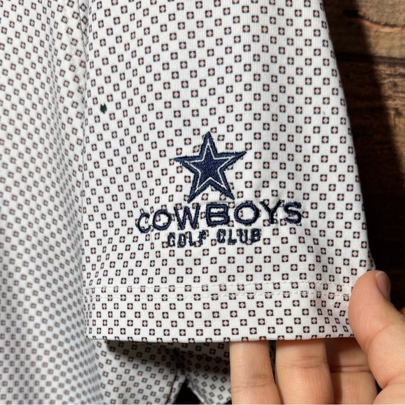 Greyson Golf Polo Geometric & Tiny Wolf Print size X-Large *Club Embroidered* - Picture 9 of 9